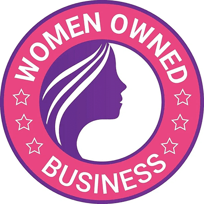 Female-led company emblem